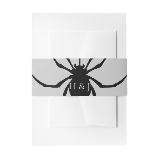 Halloween Retro Disco Spinnen & Disco Bal Bruiloft Uitnodigingen Wikkel (Voorkant Voorbeeld)