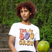 HALLOWEEN RETRO GROOVY DE BOO CREW T-SHIRT