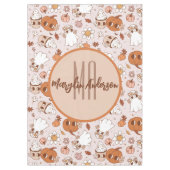 HALLOWEEN RETRO GROOVY PUMPKINS AND GHOSTS TAFELKLEED (Voorkant)