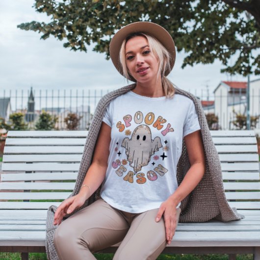 HALLOWEEN RETRO GROOVY SPOOKY SEIZOEN 👻 T-SHIRT