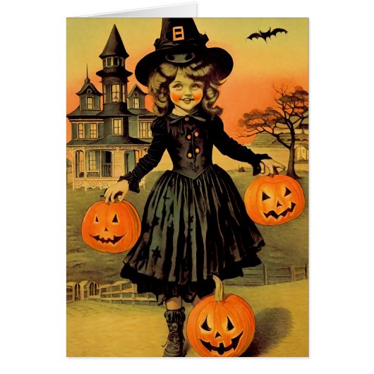 Halloween Retro Heks (Voorkant)