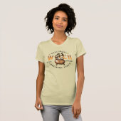 Halloween Retro Heks Brouwend T-shirt (Voorkant volledig)