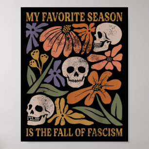 Halloween Retro Mijn Favoriete Seizoen Is De Herfs Poster
