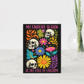 Halloween Retro My Favorite Season Is The Fall Of  Kaart (Voorkant)