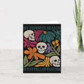 Halloween Retro My Favorite Season Is The Fall Of  Kaart (Voorkant)