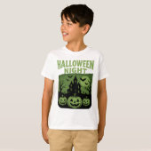 Halloween Retro Nachtkleding  Unisex T-shirt (Voorkant volledig)