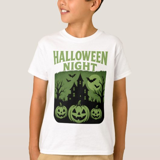 Halloween Retro Nachtkleding  Unisex T-shirt (Voorkant)