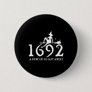 Halloween Retro Salem Witch 1692 Een paar van ons Ronde Button 5,7 Cm
