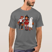  Halloween retro T-shirt (Voorkant)