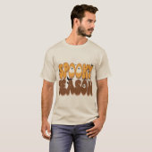 Halloween Retro Vibes | Spooky Seizoen T-shirt (Voorkant volledig)