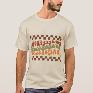 Halloween Retro Vibes   Spookysgiving T-shirt