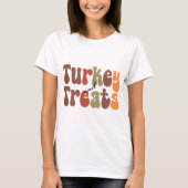 Halloween Retro Vibes | Turkije en behandelt T-shi T-shirt (Voorkant)