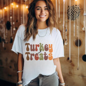 Halloween Retro Vibes | Turkije en behandelt T-shi T-shirt