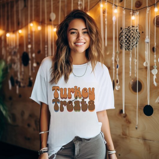 Halloween Retro Vibes | Turkije en verdragen T-shirt