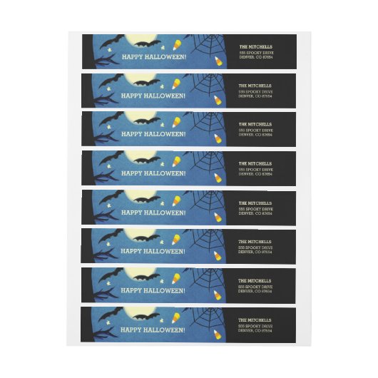 Halloween Return Address Labels (Vel)