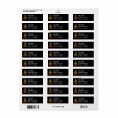 Halloween Return Address Labels (Full Sheet)
