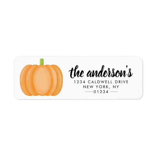 Halloween Return Address Labels (Voorkant)