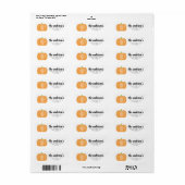 Halloween Return Address Labels (Full Sheet)