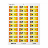 Halloween Return Label (Full Sheet)
