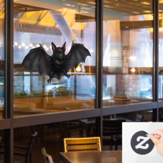 Halloween Reus Realistische Vleermuis Optische Ill Raamsticker
