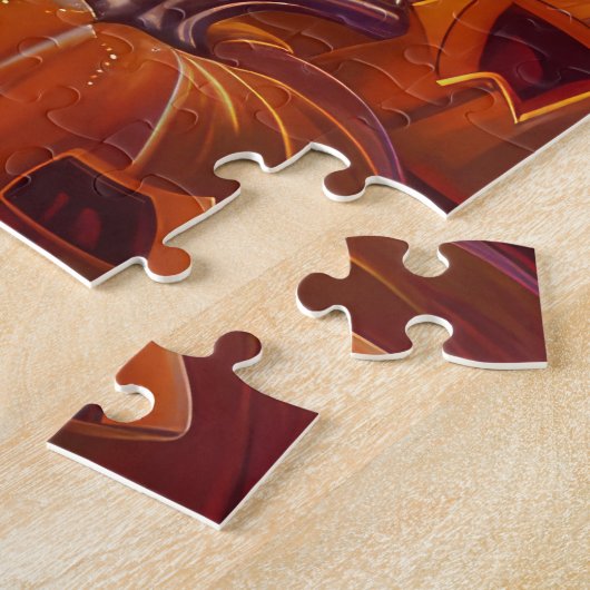 Halloween Rhodesian Ridgeback Vampire Pumpkins Legpuzzel (Zijkant)