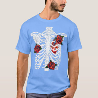 Halloween Rib Cage Skeleton Dag van de 2 T-shirt