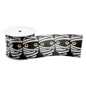 Halloween Ribbon Boo! Halloween Mummy Ribbon Satijnen Lint (Spoel)