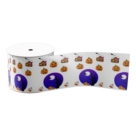 Halloween Ribbon Grosgrain Lint (Spoel)