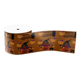Halloween Ribbon Grosgrain Lint