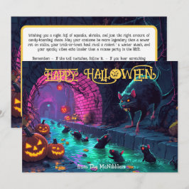 Halloween riool Soirée Splash Kaart