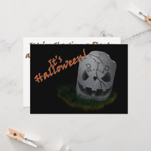 Halloween RIP Kerkhof Grafsteen Kaart