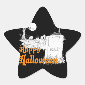 Halloween RIP Ster Sticker