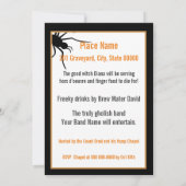 Halloween RIP Tombstone Party nodigt uit Kaart (Achterkant)