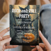 Halloween Rock and Roll Party Uitnodiging