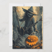 Halloween Rock and Roll Party Uitnodiging (Achterkant)