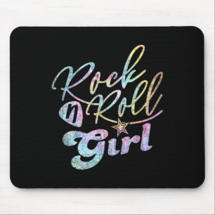 Halloween Rock N Roll Meisje Retro Kostuum Tie Dye Muismat