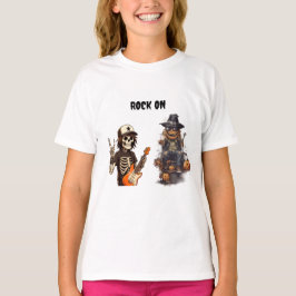 Halloween rock on t-shirt