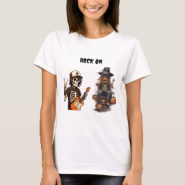 Halloween rock on t-shirt