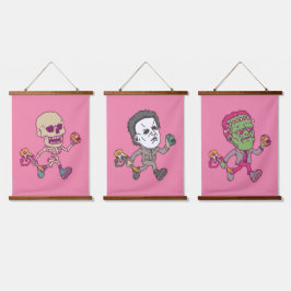 Halloween Rockers Hangend Wandkleed