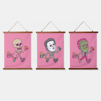 Halloween Rockers Hangend Wandkleed