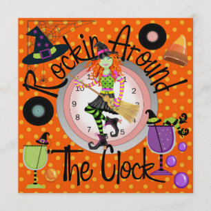 Halloween Rockin' Around the Clock Party - SRF Kaart
