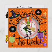 Halloween Rockin' Around the Clock Party - SRF Kaart (Voorkant / Achterkant)