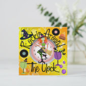 Halloween Rockin' Around the Clock Party - SRF Kaart (Staand voorkant)