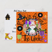 Halloween Rockin' Around the Clock Party - SRF Kaart (Voorkant / Achterkant)