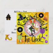 Halloween Rockin' Around the Clock Party - SRF Kaart (Voorkant / Achterkant)