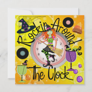 Halloween Rockin' Around the Clock Party - SRF Kaart