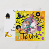 Halloween Rockin' Around the Clock Party - SRF Kaart (Voorkant / Achterkant)