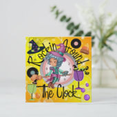 Halloween Rockin' Around the Clock Party - SRF Kaart (Staand voorkant)