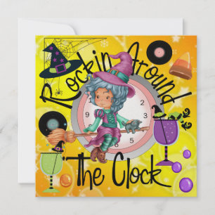 Halloween Rockin' Around the Clock Party - SRF Kaart