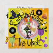 Halloween Rockin' Around the Clock Party - SRF Kaart (Voorkant / Achterkant)